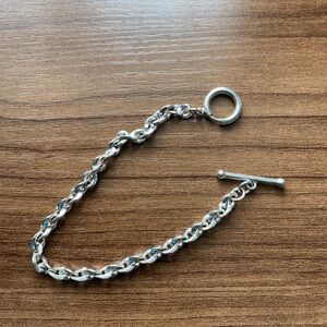 Men’s chain silver bracelet